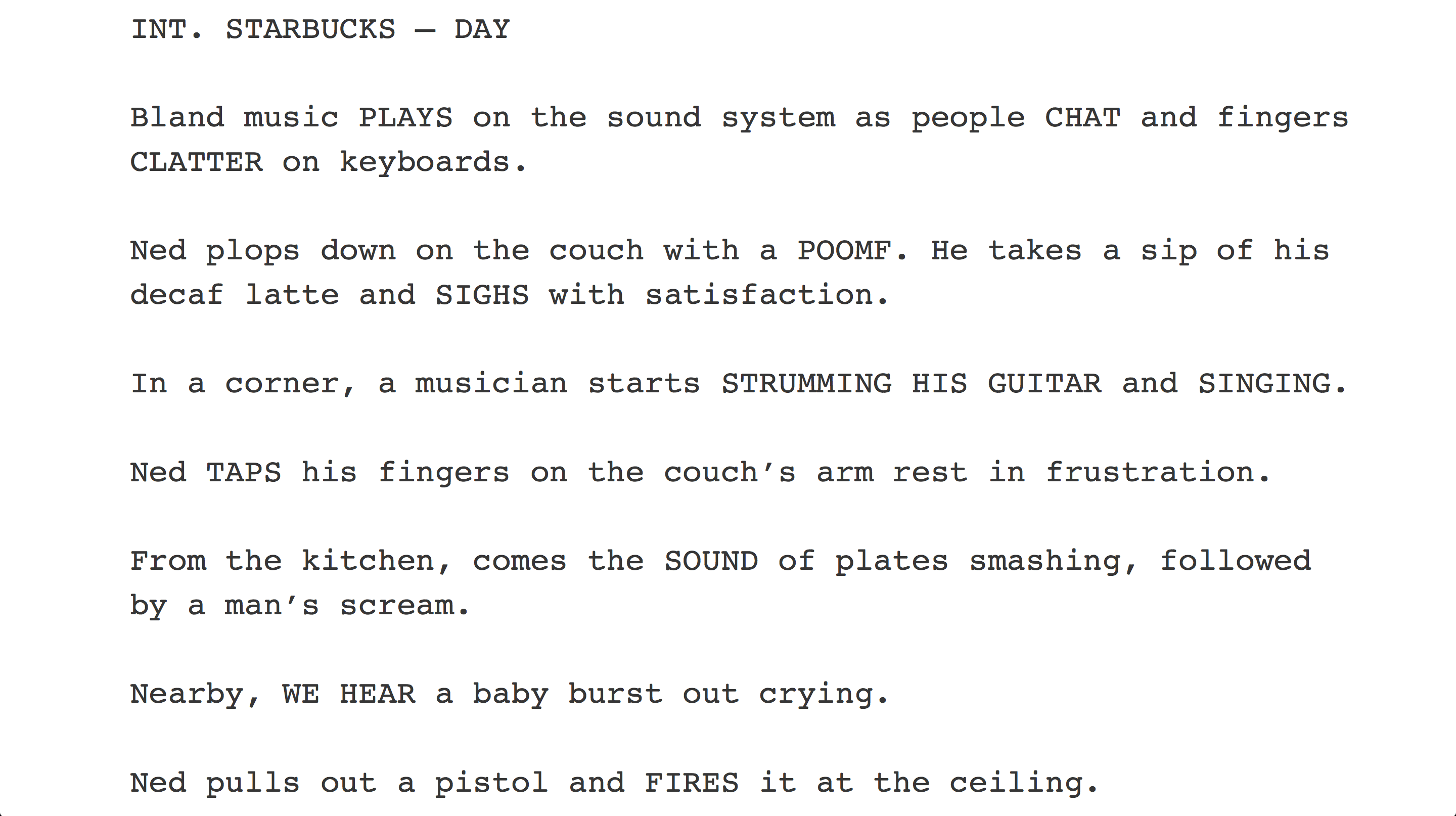 How To Format A Script For The Spec Market